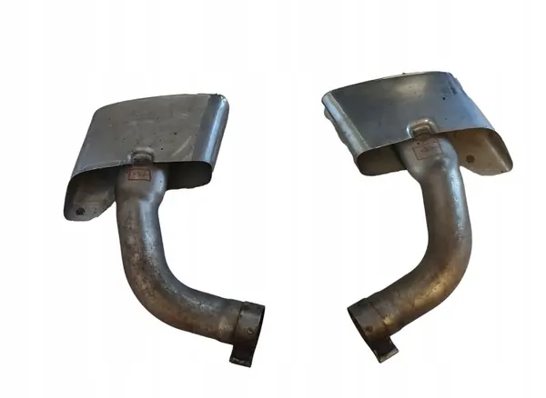 Audi Q7 Endschalldämpfer Set OEM 4M0253681J/4M0253682J image 2