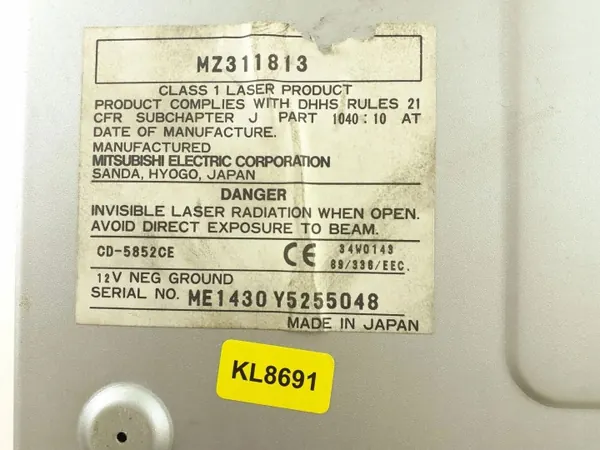 Changer CD/DVD Mitsubishi Pajero OEM MZ311813 image 5