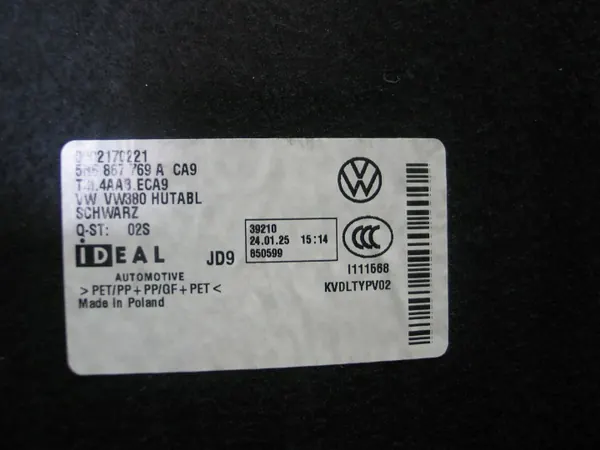 Funda de maletero usada OEM 5H6867769A VW Golf 8 image 10