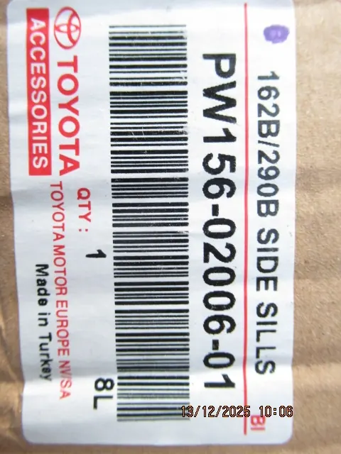 Ensemble de garniture de porte chromée Corolla E21 TS Sedan Toyota OE image 6