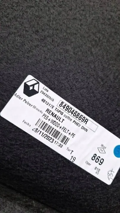 OEM 849046869R takakonttimatto Renault Rafalelle image 4