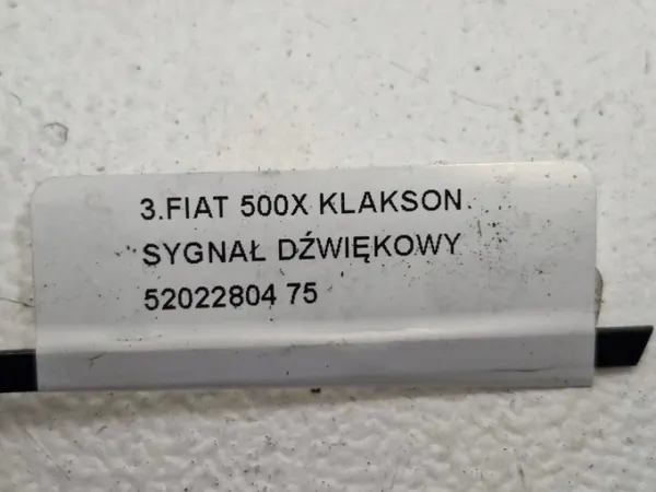 Fiat 500X claxon OEM 52022804 - Gebruikt OE-onderdeel image 8