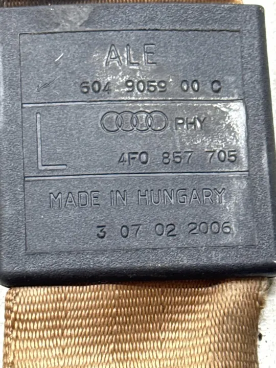 Cinto de segurança Audi A6 C6 OEM 4F0857705 Esquerdo image 4