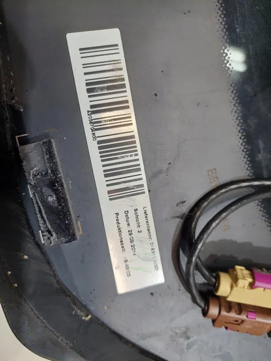 Achterruit OEM SZYBA TYL TYLNA SEDAN MERCEDES C 300 W205 image 3