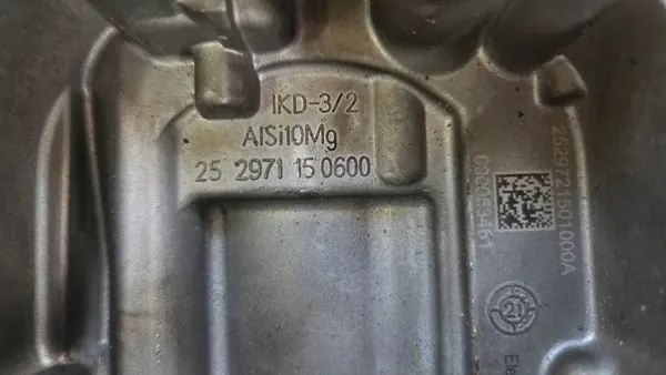 Motor del soplador OEM 252971150600 - 12V Usado image 3