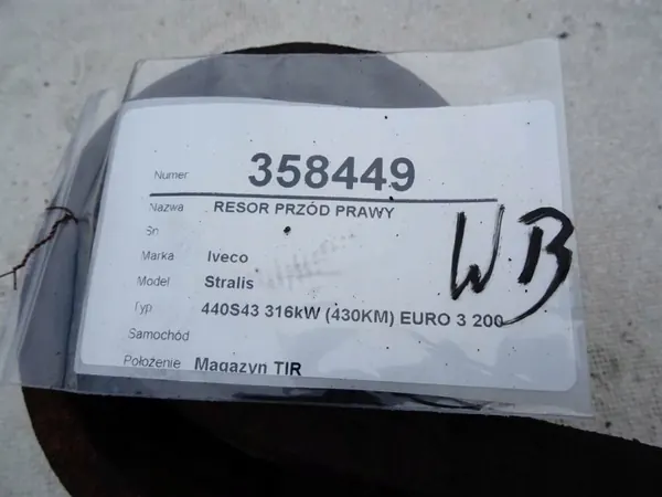 OEM LORK-716-514869 etu-oikea jousi Iveco Stralisille image 6