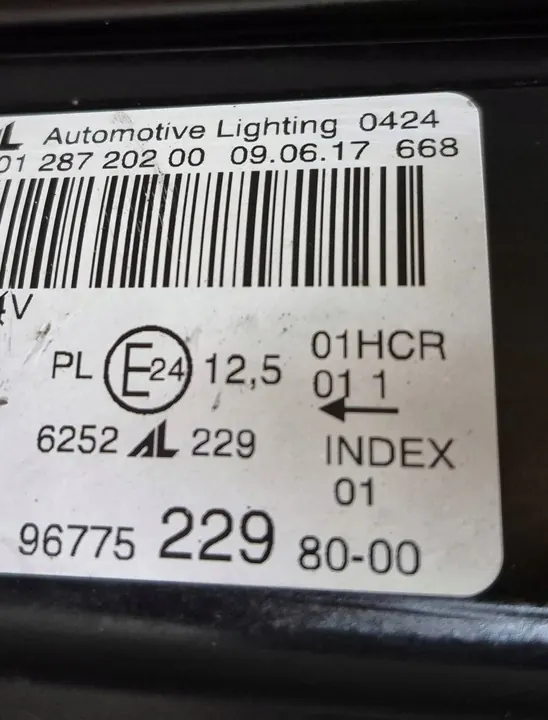 Faros Delantero Derecho Peugeot 308 T9 Europa 9677522980 image 9