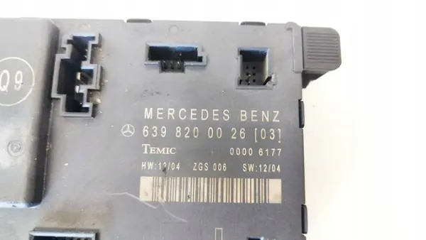 Módulo control puerta Mercedes Vito OEM 639820002603 image 3