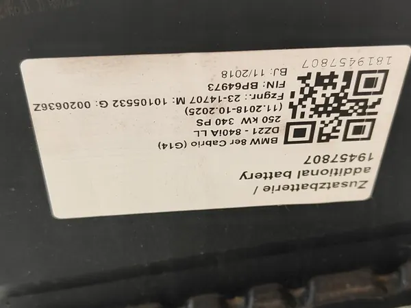 BMW OEM 9364596 AGM Akku 12V 50Ah 570A image 5