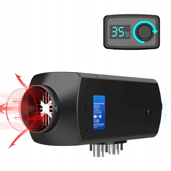 Diesel parkeerverwarming OEM EK0016_10 2kW 12V met ventilator image 7