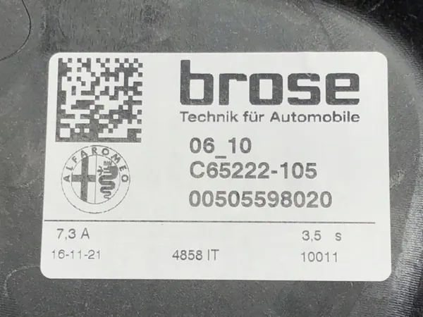 OEM 00505598020 Régulateur Vitre Avant Droit Alfa Giulia image 5