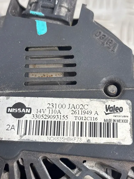 Renault Koleos I 2014 Generaattori OEM 23100JA02C image 7