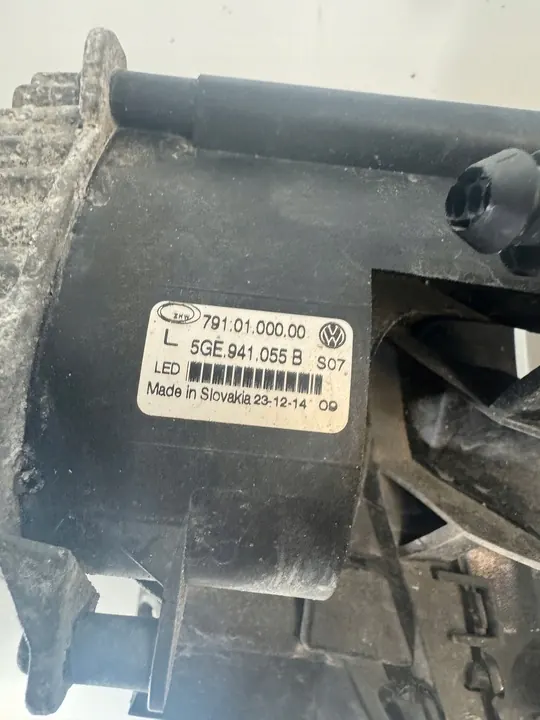 VW GOLF 7 E-GOLF GTE DRL ESQUERDO FRONTAL 5GE941055B image 6