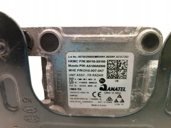 Radarsensor Kia Telluride OEM 99110-S9100 2020 image 7
