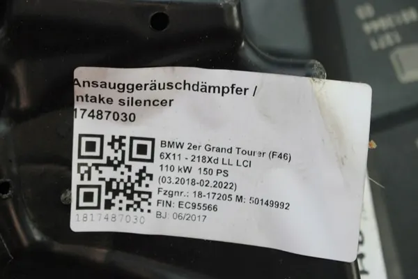 Luftfilterhus OEM bt-cars-33537 för BMW X1 F48 image 7