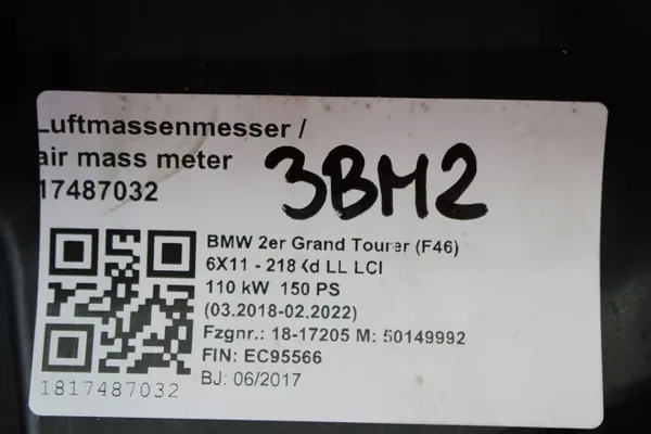 Luftfilterhus OEM bt-cars-33537 för BMW X1 F48 image 8