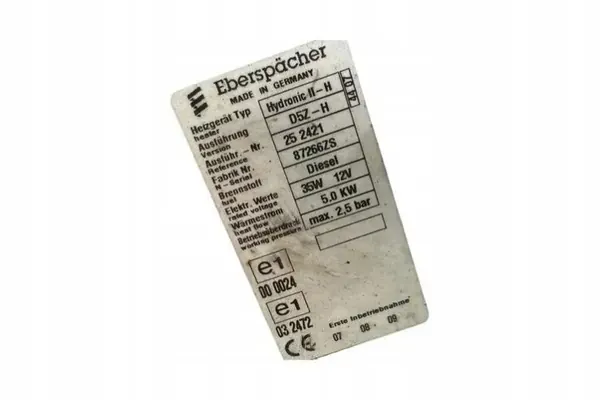 Webasto-lämmitys OEM 87266ZS Toyota Auris 1.6L image 6