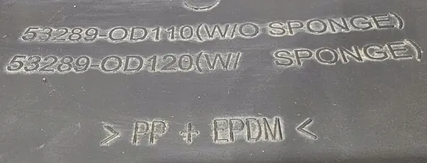 Capa de para-choque dianteiro Toyota Yaris III Lift 2014- OEM image 2