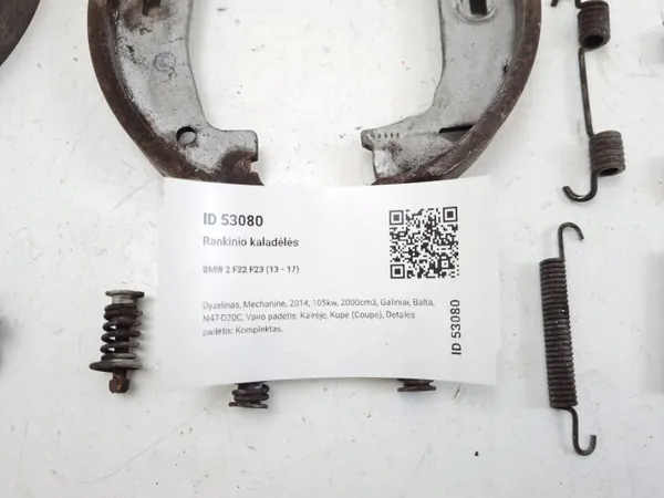BMW OEM MAM53080 Handbrems-Bremsbeläge - Gebraucht image 4