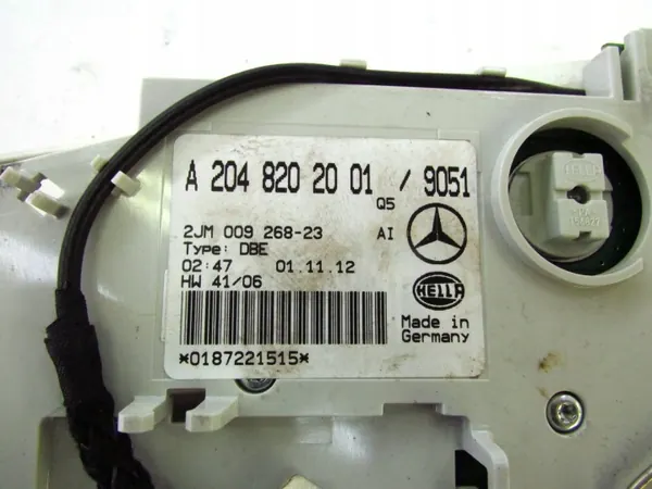 Mercedes W204 AMG Katovalaisin OEM A2048202001 image 6