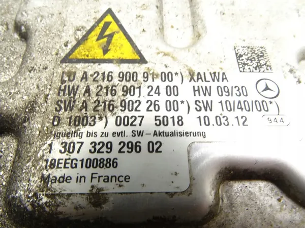 Xenonlampmodule A2169009100 Mercedes W221 S350 image 4