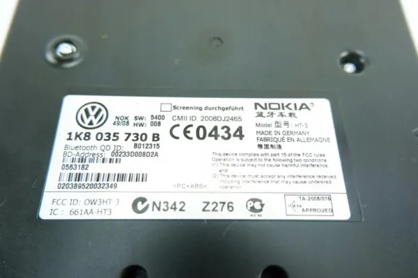 Bluetooth-module OEM 1K8035730B voor VW Golf V image 3