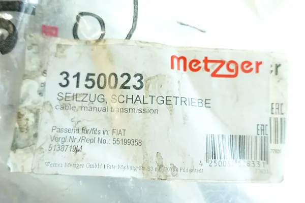 Metzger 3150023 Gear Shift Cable, Manual Transmission image 6