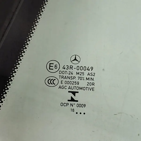 Vänster bakre sidoruta OEM A2056700110 Mercedes C Cabrio image 6