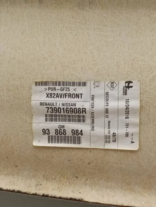 Teto Opel Vivaro B Trafic OEM 739016908R image 3