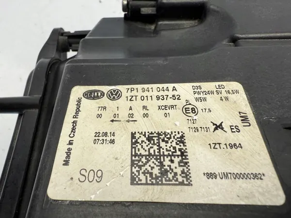 Lámpara Xenón Derecha VW Touareg Lift 7P1941044A image 3