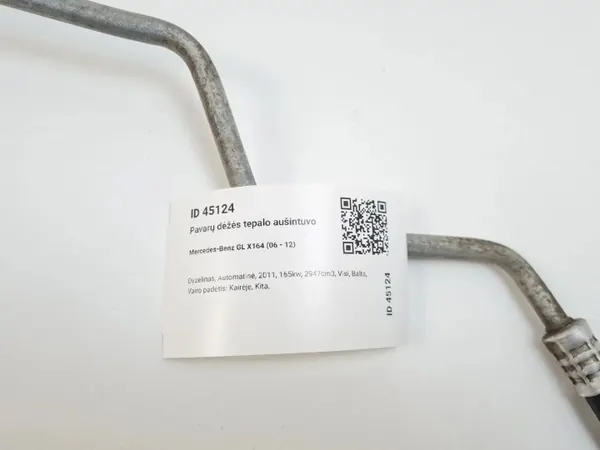 MAM45124 Öljäähdyttimen letku Mercedes-Benz image 3