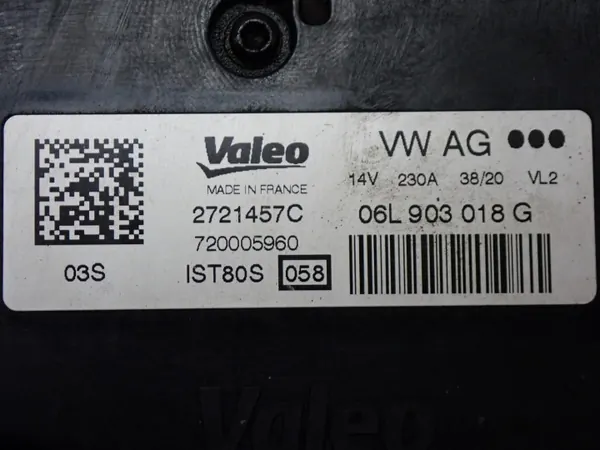 Dynamo OEM 06L903018G voor Audi A5 II, A4 B9 image 6
