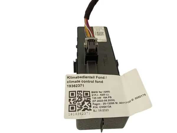 BMW klimatpaneler OEM 64115A8F989 - Begagnad image 4