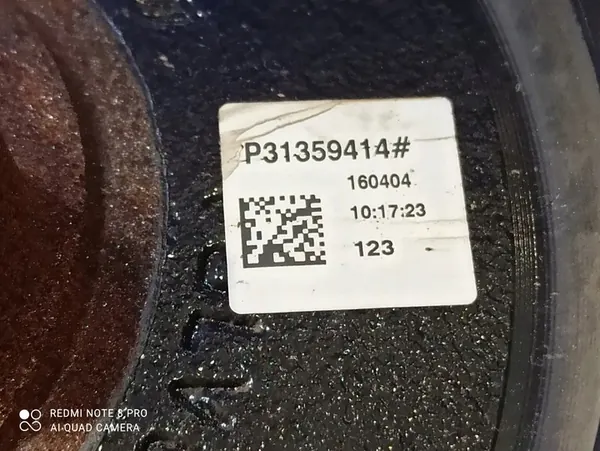 Volvo V60 2017 Polia do virabrequim image 5