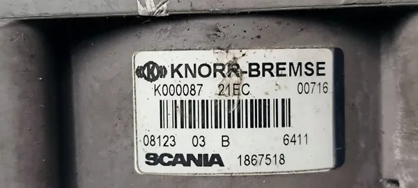 Bromsventil Scania OE OEM 1867518 - Begagnad image 4