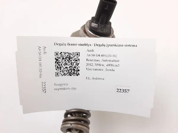 Hochdruckkraftstoffpumpe Audi A8 S8 D4 2012 079127025T image 7