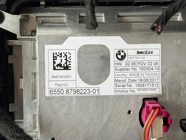 Écran Radio Navigation OEM 8798223 9354505 MINI Cooper image 8