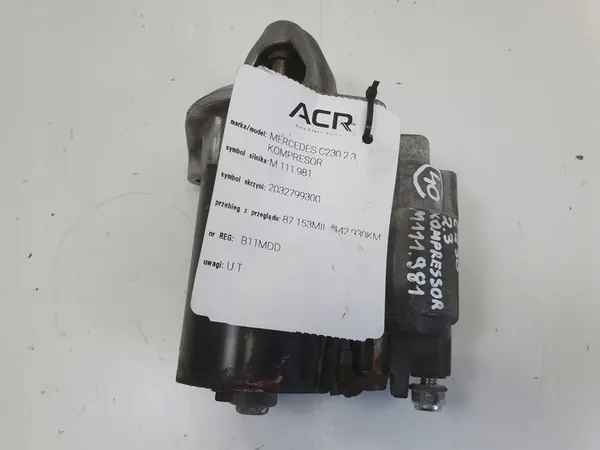 Motor de arranque Mercedes W203 W208 W210 0001107403 image 7