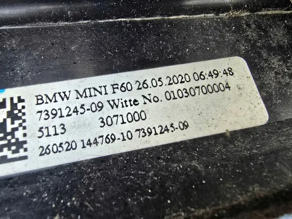 OEM 7391245 Takaluukunauha Musta MINI Countryman F60:lle image 8
