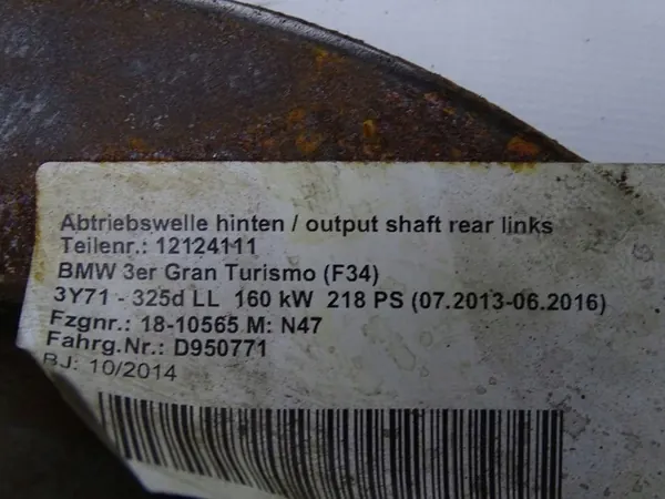 Disco de Freio Traseiro BMW 3 F34 GT 300mm OEM image 4