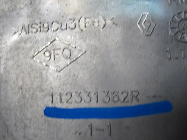 Embrayage Renault OE 112331362R - État Utilisé image 3