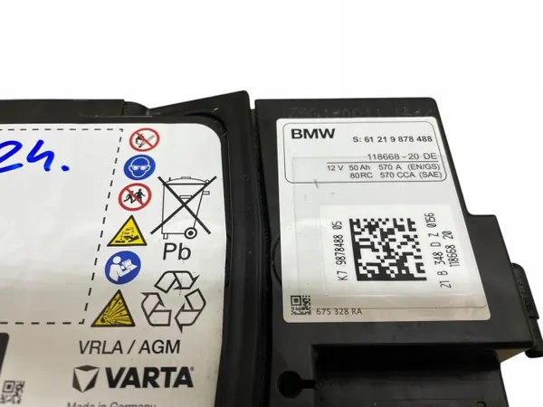 AGM-akku OEM 9878488 12V 50Ah BMW/MINI:lle image 4