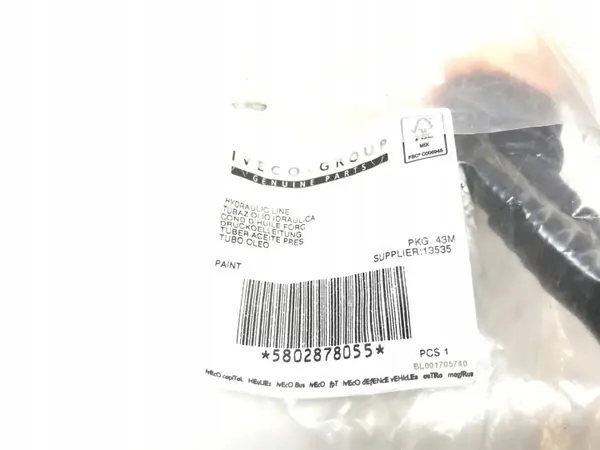 Flexible de refroidisseur d'huile Iveco Daily 6e OEM 5802878055 image 2