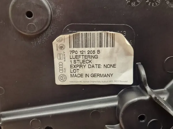 Conjunto de ventilador de refrigeración VW Touareg Porsche Cayenne 2010-2018 image 5