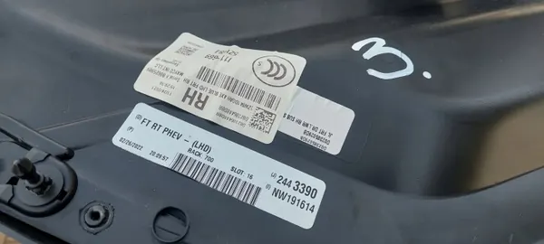 Jeep Wrangler JL Dörrklädsel OEM 6899986ABPP3 Höger Fram image 3