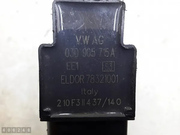 Bobina de ignição VW Fox 2005 1200 Gasolina 03d905715a image 4