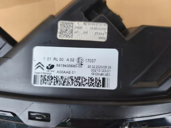 OEM 9819435680 Vänster Fram Halogen DRL LED Lamp image 7