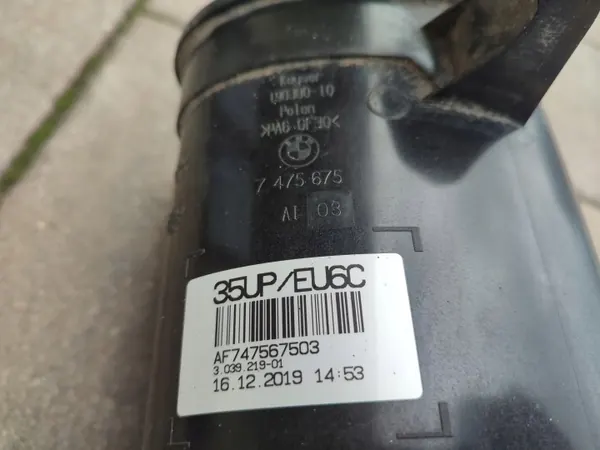 Innekabinettfilter aktivt kol BMW X3 G01 OEM 7475675 image 9