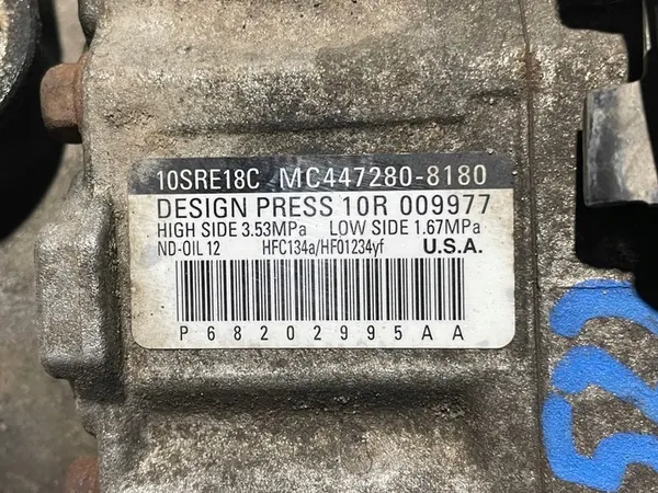 Compressore aria condizionata JEEP GRAND CHEROKEE WK2 3.0 TDI P68202995AA image 3