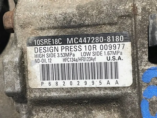 Compressore aria condizionata JEEP GRAND CHEROKEE WK2 3.0 TDI P68202995AA image 4